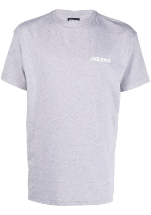 Jacquemus logo-print cotton T-Shirt - Grey