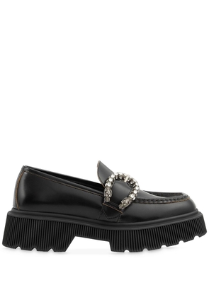 Gucci crystal-embellished chunky loafers - Black