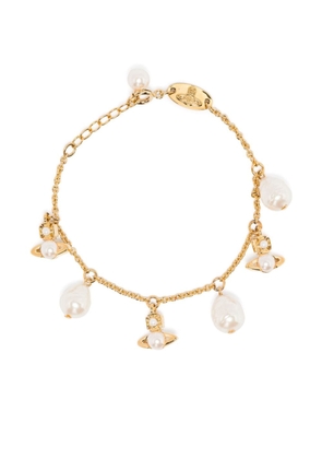 Vivienne Westwood Emiliana Orb-plaque bracelet - Gold