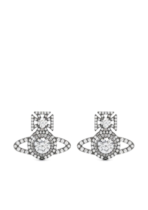 Vivienne Westwood Norabelle crystal-embellished stud earrings - Grey