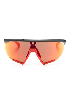 adidas SP0071 shield-frame sunglasses - Black
