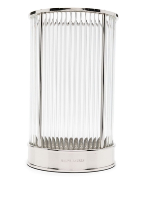 Ralph Lauren Home small Allen glass candle holder (27.9 cm x 15.2 cm) - White
