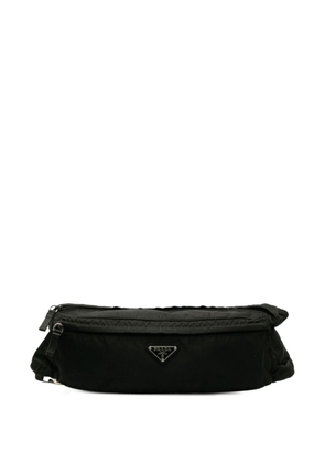 Prada Pre-Owned 2013-2023 triangle logo belt bag - Black
