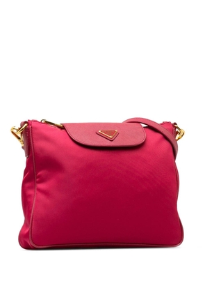 Prada Pre-Owned 2000-2013 triangle logo crossbody bag - Pink