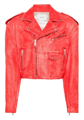 Halfboy Chiodo leather biker jacket - Red