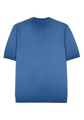 Altea short-sleeve knitted T-shirt - Blue