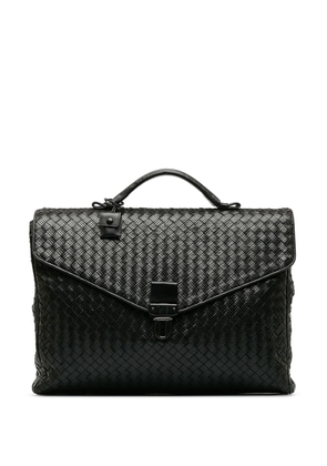 Bottega Veneta Pre-Owned 2007 Intrecciato envelope briefcase - Black