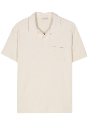 Altea terry-cloth polo shirt - Neutrals