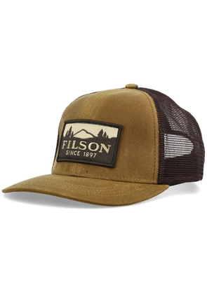 Filson logo-patch baseball cap - Brown