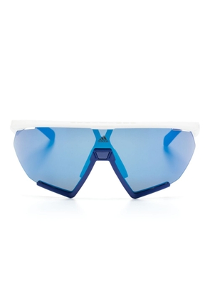 adidas geometric-frame sunglasses - Blue