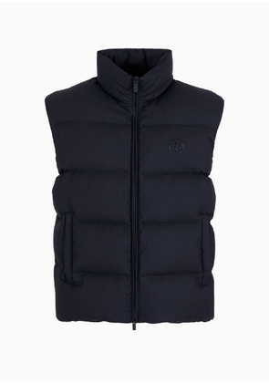 OFFICIAL STORE Asv Padded Silk And Cashmere Canvas Gilet