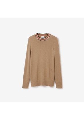 Burberry Stripe Collar Cashmere Sweater