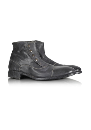 Smoke Grey Washed Leather Boots