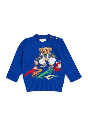Ralph Lauren Kids Polo Bear Sweater (3-24 Months)