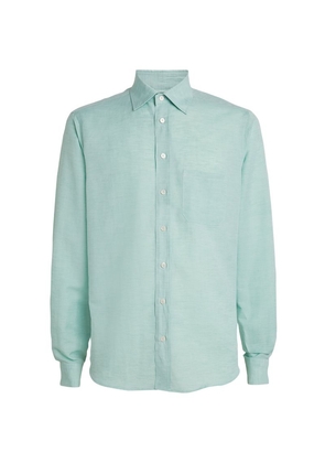 Sease Linen-Cotton Long-Sleeve Shirt