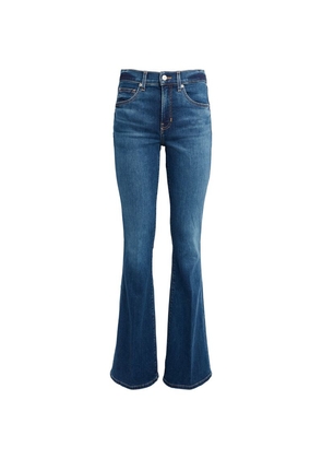 Veronica Beard Beverly High-Rise Flared Jeans
