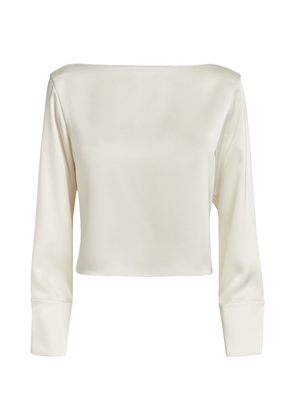 Theory Boat-Neck Blouse