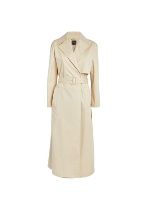 Theory Stretch-Cotton Belted Trench Coat