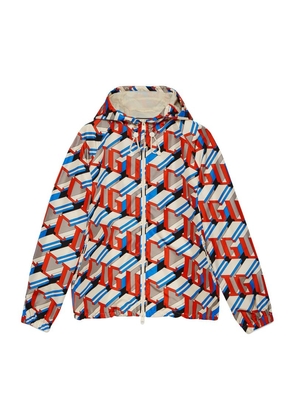 Gucci Pixel Print Zip-Up Jacket