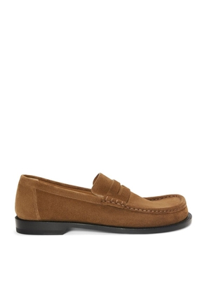 Loewe Suede Campo Loafers