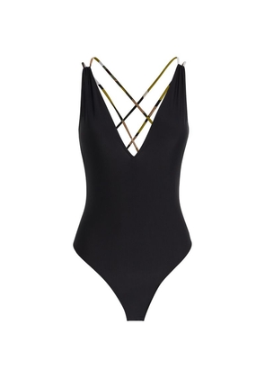 Pucci Deep Plunge Swimsuit