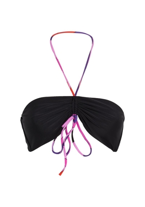 Pucci Marmo Print Bandeau Bikini Top