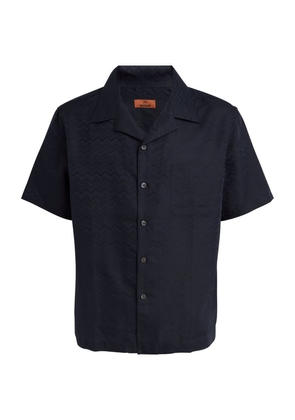 Missoni Cotton-Linen Zigzag Shirt