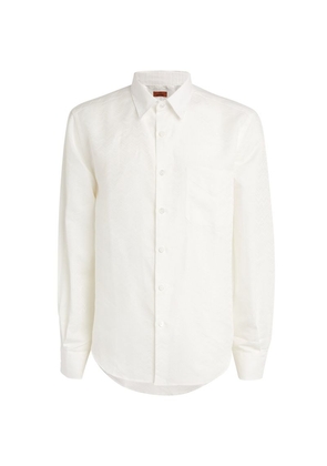 Missoni Cotton-Linen Zigzag Shirt
