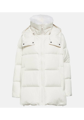 Yves Salomon Army shearling-trimmed down coat