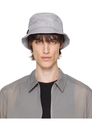 11 by Boris Bidjan Saberi Gray Embroidered Bucket Hat