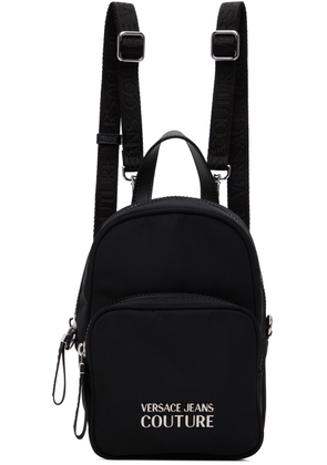Versace Jeans Couture Black Sporty Backpack