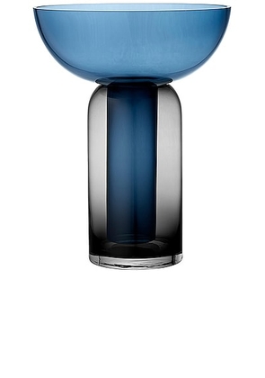 AYTM Torus Vase in Black & Navy - Blue. Size all.