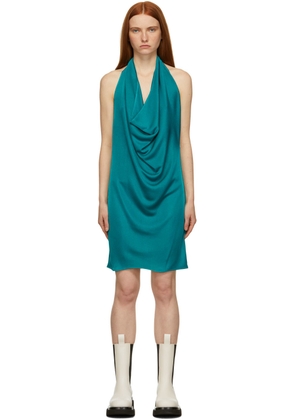 Bottega Veneta Blue Knit Shine Dress
