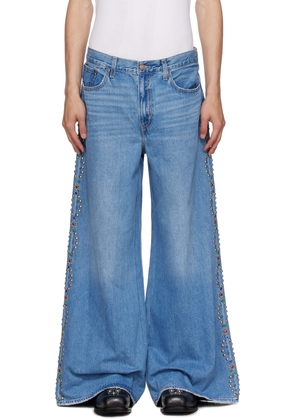 Anna Sui SSENSE Exclusive Blue Jeans