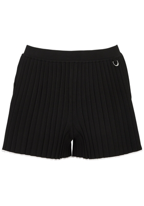 Jacquemus Le Short Maille Plissé Knitted Shorts - Black - 40 (UK12 / M)