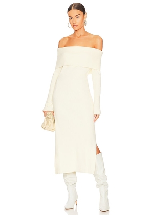 Callahan Marie Maxi Dress in Cream. Size L, XL, XS.