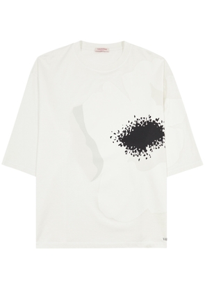 Valentino Printed Cotton T-shirt - White