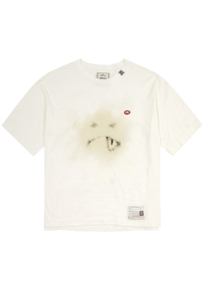 Maison mihara yasuhiro Smiley Printed Cotton T-shirt - White