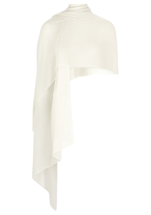 Denis Colomb Cashmere Shawl - Ivory - One Size