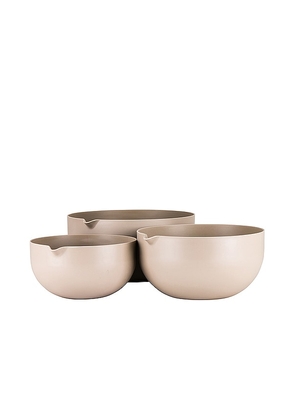 HAWKINS NEW YORK Essential Mixing Bowls Set Of 3 in Grey.