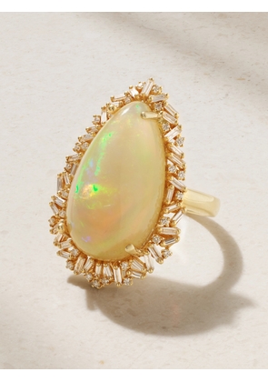 Suzanne Kalan - 18-karat Gold, Opal And Diamond Ring - 7