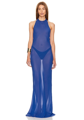 Bananhot x REVOLVE Solid Sofia Dress in Blue. Size L, S, XL, XS.