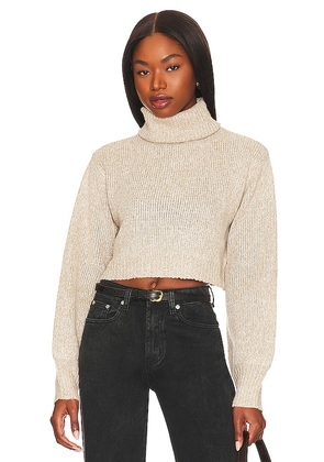 MORE TO COME Bellamy Turtleneck Sweater in Tan. Size M.