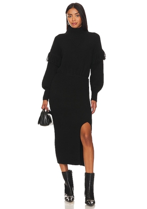 SAYLOR Angelle Dress in Black. Size M, S.