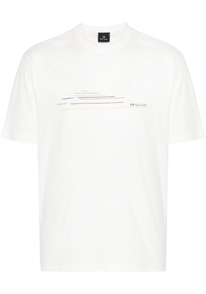 PS Paul Smith logo-print cotton T-shirt - White