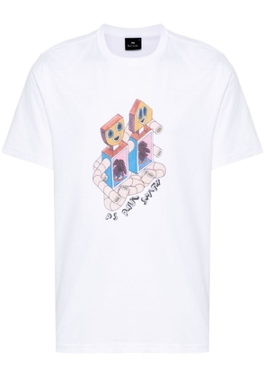 PS Paul Smith graphic-print cotton T-shirt - White