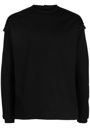 The Viridi-Anne long-sleeve cotton T-shirt - Black