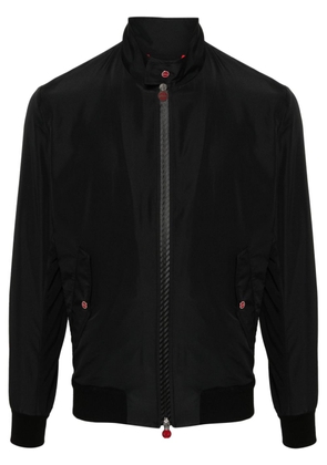 Kiton zip-up bomber jacket - Black