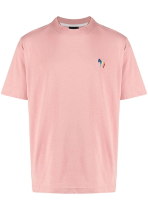 PS Paul Smith logo-embroidered cotton T-shirt - Pink