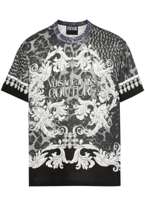 Versace Jeans Couture logo-print cotton T-shirt - Grey